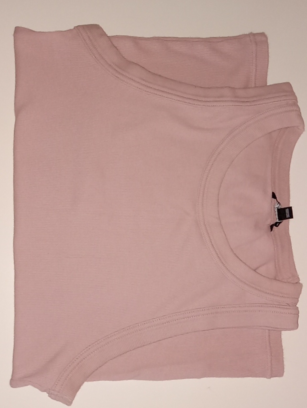 Tahari Soft Pink Ribbed Tank Top